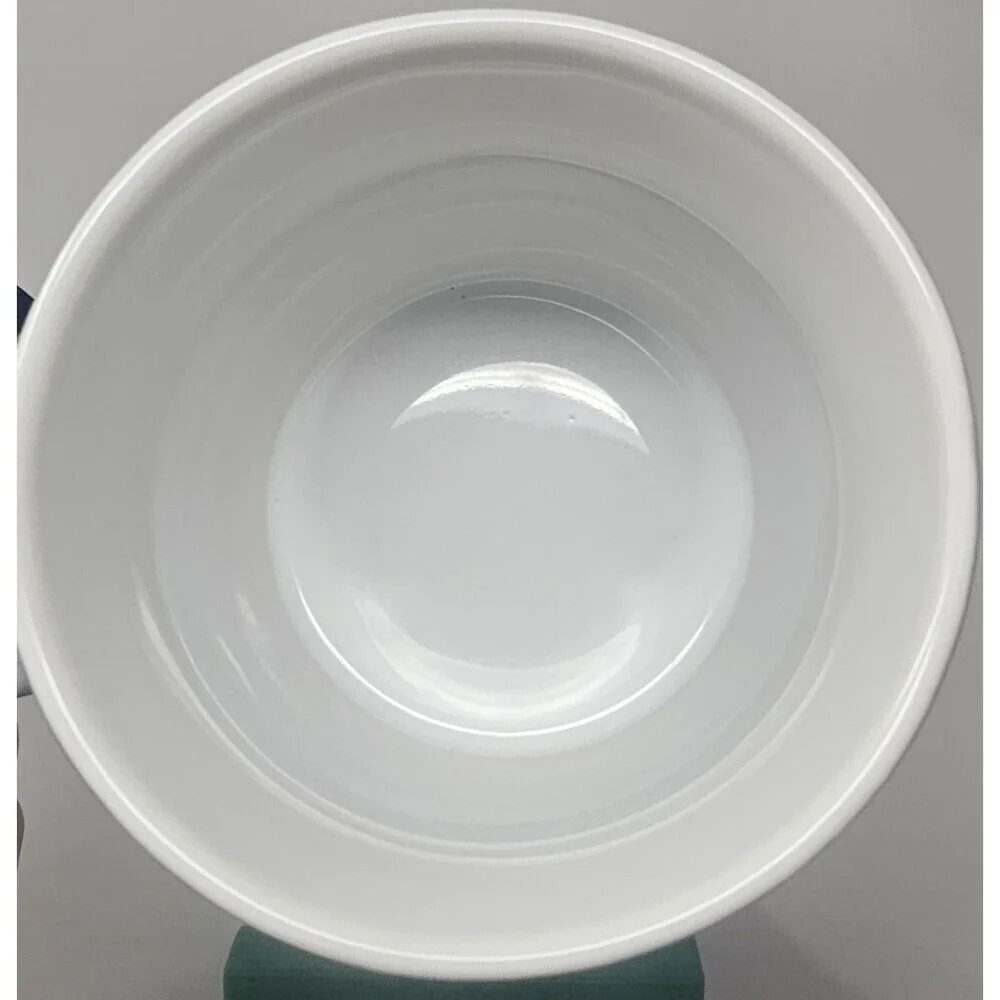 Starbucks Anniversary White Gold Crown Siren Ceramic Handle Mug 14oz 2016 NIB